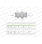Złączka hydrauliczna metryczna grodziowa BB M12x1.5 06L z przeciwnakrętką (XSV) Waryński ( sprzedawane po 2 )