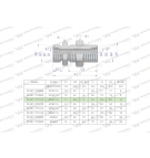 Złączka hydrauliczna metryczna grodziowa BB M16x1.5 10L z przeciwnakrętką (XSV) Waryński ( sprzedawane po 2 )