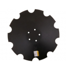 Talerz uzębiony Z-10 fi 520 mocowanie 5 / 105mm grubość 6mm zastosowanie Horsch stal borowa Waryński 28071305