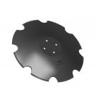 Talerz uzębiony Z-8 fi 510 mocowanie 4/98 grubość 4 stal borowa WARYŃSKI R