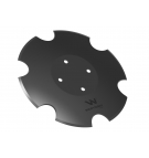 Talerz uzębiony fi 330 otwór 4x98 stal borowa WARYŃSKI R