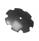 Talerz uzębiony Z-7 fi 510 otwór 30x30 stal borowa WARYŃSKI R 1242050040 1279201020