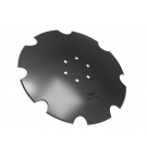 Talerz uzębiony Z-8 fi 510 mocowanie 6/120 grubość 4mm stal borowa WARYŃSKI R