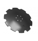 Talerz uzębiony Z-10 fi 560 mocowanie 6/120 grubość 4 mm stal borowa WARYŃSKI R