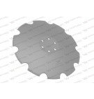 Disco dentado Z-10 fi 560 montaje 6/120 espesor 4,5 mm acero al boro cubo recto, Tolmet, Waryński