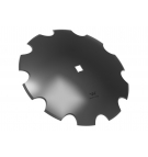 Talerz uzębiony Z-10 fi 610 otwór 35x35 grubość 6 mm stal borowa WARYŃSKI R