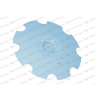 Disco dentado Z-8 fi 620, montaje 5/160, espesor 6 mm, acero al boro, Lemken Rubin 3490467, Waryński