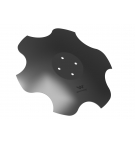 Talerz, skrajny lewy fi 510 mocowanie 4/98 grubość 4 mm stal borowa, Waryński