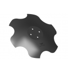 Talerz, skrajny prawy fi 510 mocowanie 4/98 grubość 4 mm stal borowa, Waryński