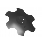 Talerz, skrajny prawy fi 560 mocowanie 4/98 grubość 4,5 mm stal borowa, Waryński