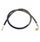 Przewód hydrauliczny gwint M18x1.5 prosta/90 stopni (kolanko) L-1500mm DN10-1SN (AK-10-1500; P11P12) 18.0MPa Waryński