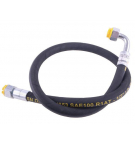 Przewód hydrauliczny gwint M22x1.5 prosta/90 stopni (kolanko) L-1000mm DN12-1SN (AK-13-1000; P11P12) 16.0MPa Waryński
