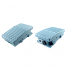 Single foot switch without cover blue metal 2Z 1R