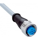 Cable de conexión M12, conector recto, 10m