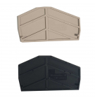 End / partition plate; Purpose: ZDU2.5; beige / black