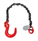 Eslinga de cadena de un solo brazo, cadena de 8 mm, 1 m, HK