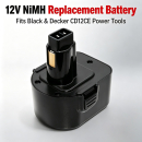Ersatzakku für Black & Decker TV250 / PS130 3300 mAh Ni-MH 12V (Cameron Sino)