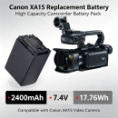 Bateria zamienna do Canon LEGRIA HF S200 / BP-828 2400 mAh Li-ion 7.4 V (Cameron Sino)