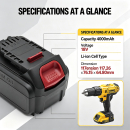 Bateria zamienna do DeWalt DWST1-75659-QW / DCB180 4000 mAh Li-ion 18 V (Cameron Sino)