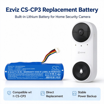 Replacement Battery for Ezviz CS-CP3 / PH18650-1 2600mAh Li-ion 3.7V (Cameron Sino)