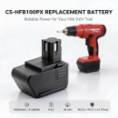 Replacement battery for HILTI SF100A / SBP10 3300 mAh Ni-MH 9.6 V (Cameron Sino)