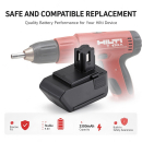 Replacement battery for HILTI SF100A / SBP10 3300 mAh Ni-MH 9.6 V (Cameron Sino)