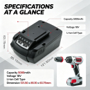 Bateria zamienna do Kress APF 180/2.1 / PF 180/ 4.2 5000 mAh Li-ion 18 V (Cameron Sino)