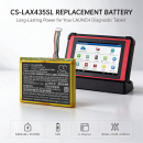 Replacement Battery for Launch X431 PAD5 (BMM3) Automotive Diagnostic Scanner / CLP835376-1S2P 9400 mAh Li-Polymer 3.8 V (Cameron Sino)