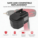 Ersatzakku für Milwaukee MXS12 / 4 932 367 904 2100 mAh Ni-MH 12 V (Cameron Sino)