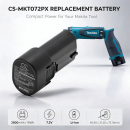 Ersatzakku für Makita TD022DSE / 194355-4 2500 mAh Li-Ion 7,2 V (Cameron Sino)