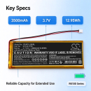 Replacement Battery for Royal Kludge R75 Pro / 43120-3750 3500 mAh Li-Polymer 3.7 V (Cameron Sino)