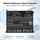 Ersatzakku für Toshiba Portege Z20T-B-124 / PA5214U-1BRS 3050 mAh Li-Polymer 11,4 V (Cameron Sino)