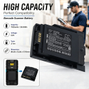 Batería de repuesto para el ordenador móvil robusto Unitech PA768 / 1400-900072G 7400 mAh Li-ion 3,85 V (Cameron Sino)
