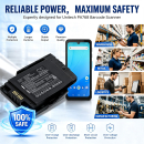 Batería de repuesto para el ordenador móvil robusto Unitech PA768 / 1400-900072G 7400 mAh Li-ion 3,85 V (Cameron Sino)