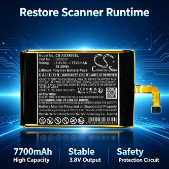 Сменный аккумулятор для Autel MaxiCheck MX900IM / DV2231 7700 мАч, литий-полимерный, 3,8 В (Cameron Sino)