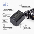 Ersatzakku für Samsung SMX-F70BP / IA-BP105R 900mAh Li-Ion 3,7V (Cameron Sino)