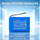 Batería de repuesto para Deviser DS2500C / AHB4570105, 10000 mAh, polímero de litio, 7,4 V (Cameron Sino)