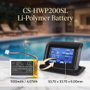 Batería de repuesto para el control remoto inalámbrico Hayward AQL2-POD2 AquaPod / AHB553450 1100 mAh Li-Polymer 3.7 V (Cameron Sino)