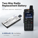 Batería de repuesto para radio Hytera PNC380 POC / BP4006, 4000 mAh, polímero de litio, 3,85 V (Cameron Sino)