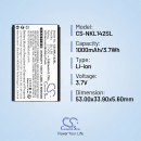 Ersatzakku für Nokia TA-1456 / BL-L5K 1000 mAh Li-Ion 3,7 V (Cameron Sino)