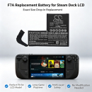 Batería de repuesto para Steam Deck F7A / F7A 5200 mAh Li-Polymer 7.7 V (Cameron Sino)