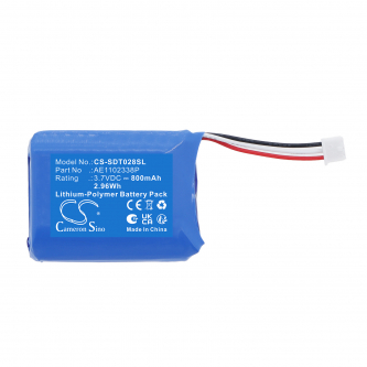 Batería de repuesto para transmisor Dogtra 280X / AE1102338P 800mAh Li-Polymer 3.7V (Cameron Sino)