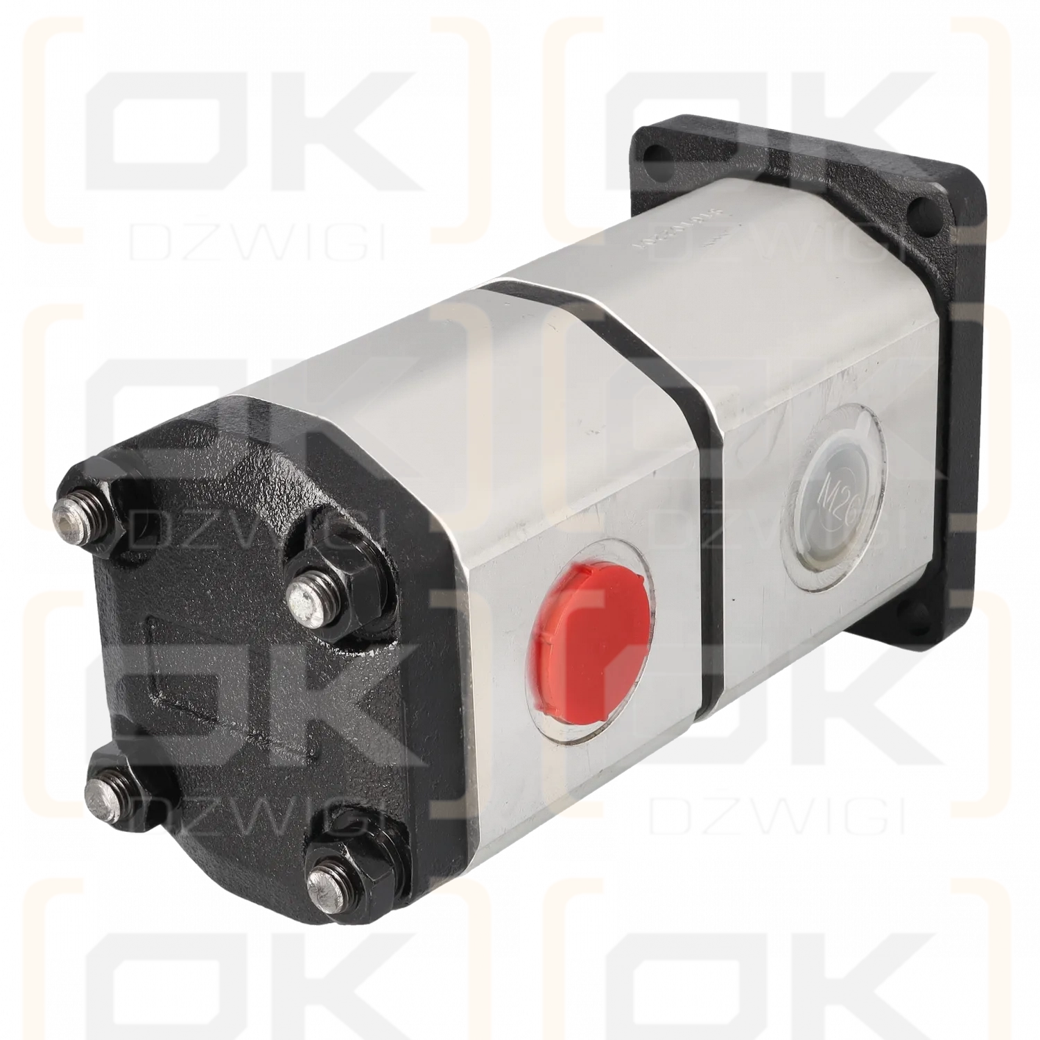 LARK 2-section gear pump, size 2/2, front, European, 82, lock, 36.5mm; 22cc/rev; 16cc/rev; right