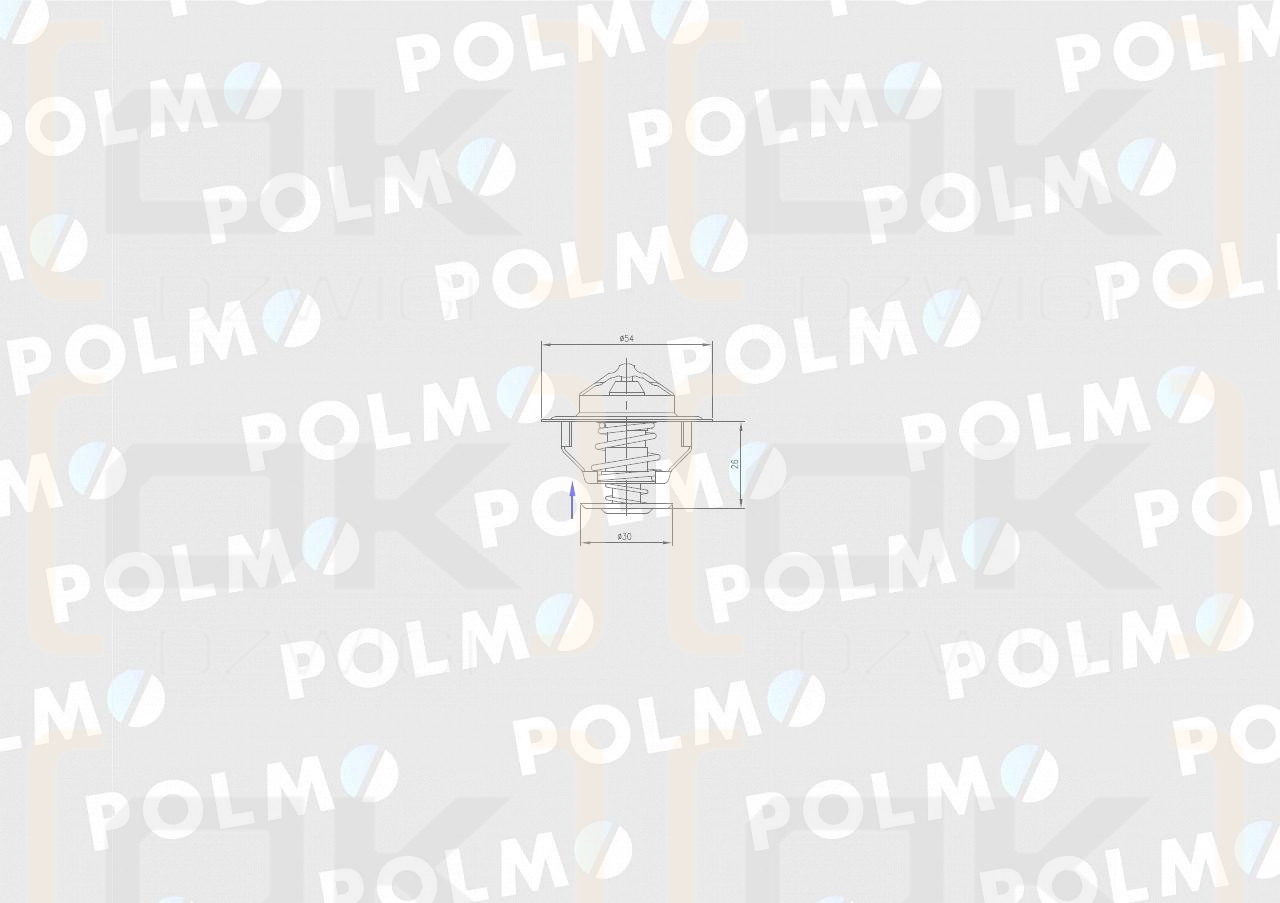 Termostat 0.007.1258.3 Deutz POLMO