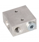 Luen Solenoid Valve Body, 3/4-16UNF Socket, 3/8"BSP Ports