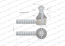 Przegub kierowniczy  M16x1.5 03388475 WARYŃSKI