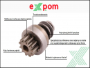 Zespół sprzęgający rozrusznika 054898 (rozrusznik Valeo) EXPOM KWIDZYN eu 