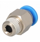 Straight pneumatic connector 1/8"-6mm