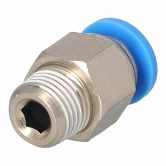Straight pneumatic connector 1/8"-6mm