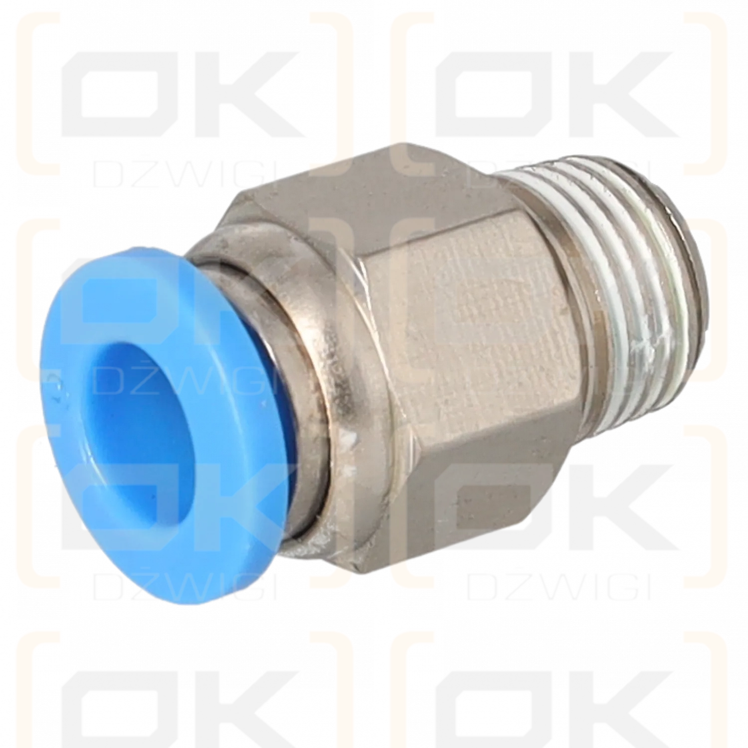 Straight pneumatic connector 1/8"-6mm